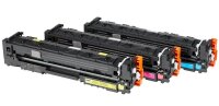 KMP H-T246CMY  cyan, magenta, gelb Toner kompatibel zu HP 203A; Canon  054(CF541A, CF542A, CF543A;  3023C002, 3022C002, 3021C002), 3er-Set
