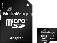 MediaRange Speicherkarte micro SDXC, 64 GB, 1 St.