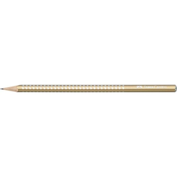 FABER-CASTELL SPARKLE PEARL Bleistift B pearl gold, 1 St.
