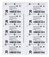 Deutsche Post 2,35 € Einschreibenmarken "Einwurf" 1850 selbstklebend, 10 St.
