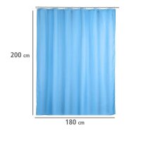 WENKO Duschvorhang blau 180,0 x 200,0 cm
