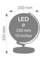 TROIKA® Leuchtglobus TERRA LIGHT