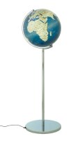 TROIKA® Leuchtglobus SOJUS LIGHT blau/silber