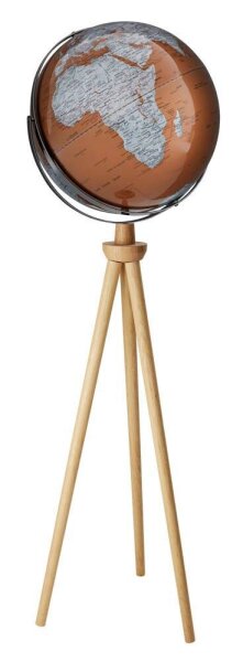TROIKA® Globus SPUTNIK braun/silber