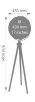 TROIKA® Globus SPUTNIK braun/silber