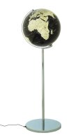 TROIKA® Leuchtglobus SOJUS LIGHT schwarz/silber