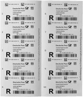 Deutsche Post 2,65 € Einschreibenmarken 2289 selbstklebend, 10 St.
