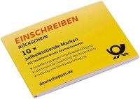 Deutsche Post 4,85 € Einschreibenmarken...