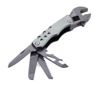 TROIKA® Multitool MAULSCHLÜSSEL TOL44/GY,...