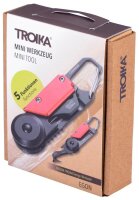 TROIKA® Multitool EGON KTL26/RD, Länge: 8,6 cm, 1 St.