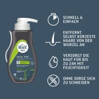Veet Total Pro Men Enthaarungscreme 400,0 ml