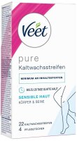 Veet pure Kaltwachsstreifen 20 Streifen