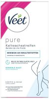 Veet pure Kaltwachsstreifen 20 Streifen