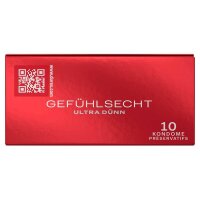 durex Kondome Gefühlsecht ultra dünn, 10 St.