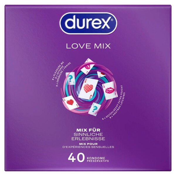 durex Kondome Love Mix, 40 St.