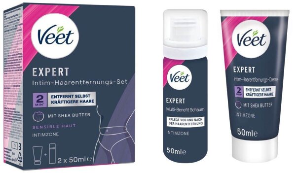 Veet Expert Intimbereich Enthaarungscreme 100,0 ml