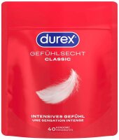 durex Kondome Gefühlsecht Classic, 40 St.