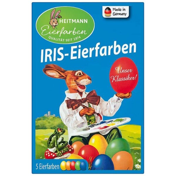HEITMANN Eierfarben IRIS Heißfarbe Eierfarben farbsortiert, 1 St.
