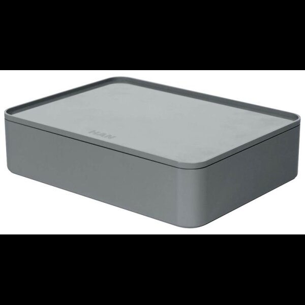 HAN Smart Organizer ALLISON Aufbewahrungsbox grau 26,0 x 19,5 x 6,8 cm, 1 St.