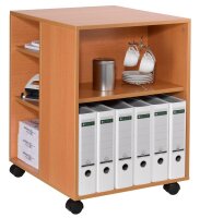 DURABLE Bürowagen buche 3 Ebenen 52,8 x 59,2 x 74,8 cm