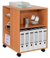 DURABLE Bürowagen buche 3 Ebenen 52,8 x 59,2 x 74,8 cm
