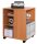 DURABLE Bürowagen buche 3 Ebenen 52,8 x 59,2 x 74,8 cm