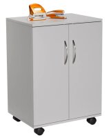 DURABLE Bürowagen grau 4 Ebenen 52,8 x 40,0 x 74,8 cm