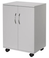 DURABLE Bürowagen grau 4 Ebenen 52,8 x 40,0 x 74,8 cm