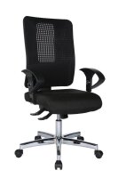 Topstar Bürostuhl Open XT (N), OX790U G200 Stoff schwarz, Gestell chrom