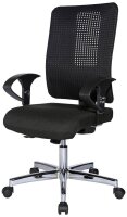 Topstar Bürostuhl Open XT (N), OX790U G200 Stoff schwarz, Gestell chrom