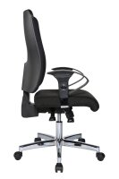Topstar Bürostuhl Open XT (N), OX790U G200 Stoff schwarz, Gestell chrom