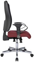 Topstar Bürostuhl Open XT (N), OX790U G270 Stoff rot, Gestell chrom