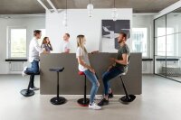 Topstar Sitz- & Stehhocker Sitness H1 - Triangelsitzform SH303 CV3 hellgrau, 1 St.