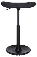 Topstar Sitz- & Stehhocker Sitness H2 - Skateboardsitzform SH400 CV0 schwarz, 1 St.