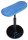 Topstar Sitz- & Stehhocker Sitness H2 - Skateboardsitzform SH406 CV6 blau, 1 St.
