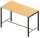 Quadrifoglio Stehtisch Creo buche rechteckig, 4-Fuß-Gestell grau, 160,0 x 80,0 x 107,0 cm