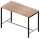 Quadrifoglio Stehtisch Creo ulme rechteckig, 4-Fuß-Gestell grau, 160,0 x 80,0 x 107,0 cm