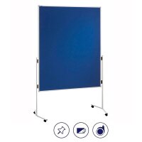 FRANKEN Moderationswand ECO 120,0 x 150,0 cm blau