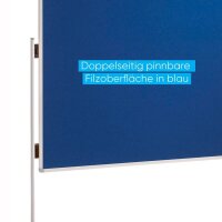 FRANKEN Moderationswand ECO 120,0 x 150,0 cm blau