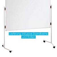 FRANKEN Moderationswand ECO klappbar 120,0 x 150,0 cm grau