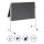 FRANKEN Moderationswand ECO klappbar 120,0 x 150,0 cm grau