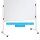 FRANKEN Moderationswand ECO klappbar 120,0 x 150,0 cm grau