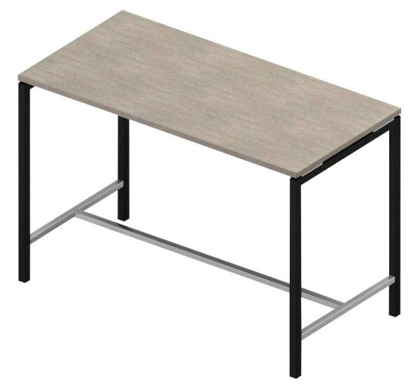 Quadrifoglio Stehtisch Creo beton rechteckig, 4-Fuß-Gestell grau, 160,0 x 80,0 x 107,0 cm