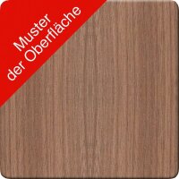 Quadrifoglio Stehtisch Creo nussbaum rechteckig, 4-Fuß-Gestell alu, 180,0 x 80,0 x 107,0 cm