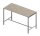 Quadrifoglio Stehtisch Creo beton rechteckig, 4-Fuß-Gestell alu, 180,0 x 80,0 x 107,0 cm
