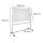 FRANKEN mobiles Whiteboard U-Act! Line® 200,0 x 100,0 cm weiß emaillierter Stahl
