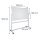 FRANKEN mobiles Whiteboard U-Act! Line® 150,0 x 100,0 cm weiß emaillierter Stahl