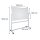 FRANKEN mobiles Whiteboard U-Act! Line® 120,0 x 90,0 cm weiß emaillierter Stahl