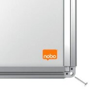 nobo Whiteboard Premium Plus 300,0 x 120,0 cm weiß, silber lackierter Stahl