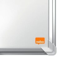 nobo Whiteboard Premium Plus 300,0 x 120,0 cm weiß, silber lackierter Stahl